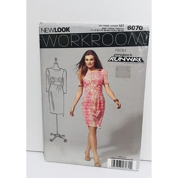 New Look Other - New Look Project Runway Pattern 6070 Misses Dress Size 4 6 8 10 12 14 16 Uncut